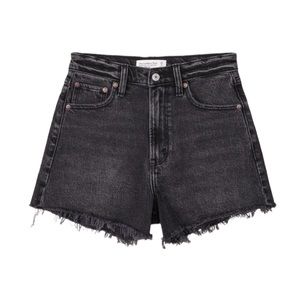 Abercrombie women’s 90s cut off shorts size 22 black relaxed